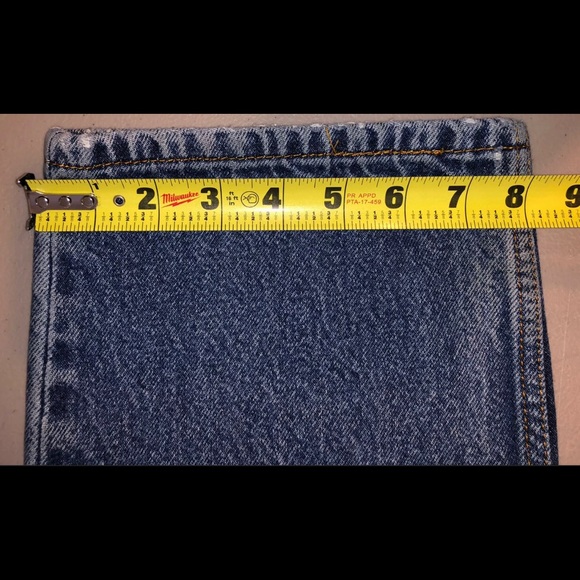 VTG Levis 505 Blue Jeans Size 34x32 Inseam 31 in - Picture 7 of 9